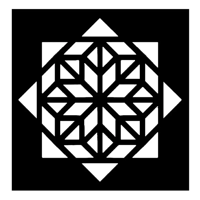 شابلون باتیس آرت طرح تذهیب کد 50-27