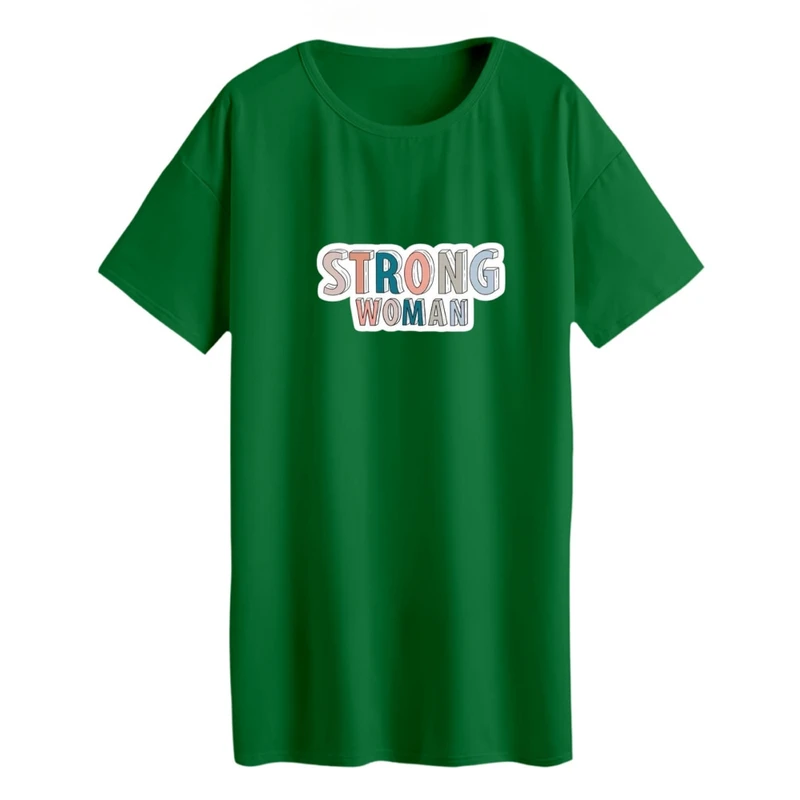 تی شرت لانگ آستین کوتاه زنانه مدل تکست کد 03