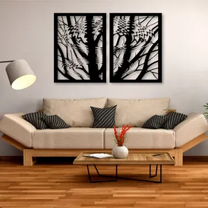 دیوارکوب ایدلیک مدل انعکاس مجموعه 2 عددی