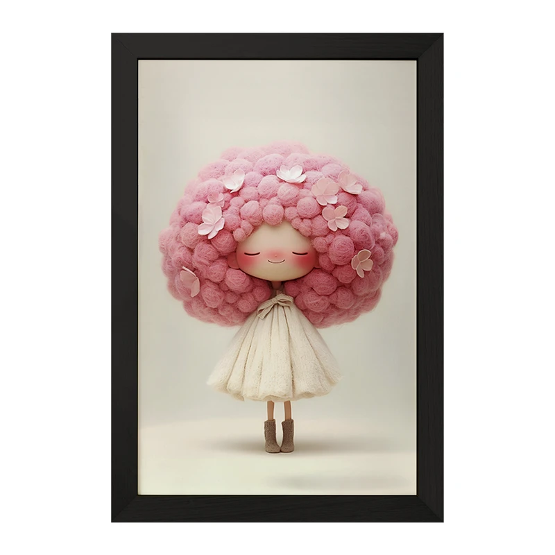 تابلو خندالو مدل دخترانه کیوت کد F5156