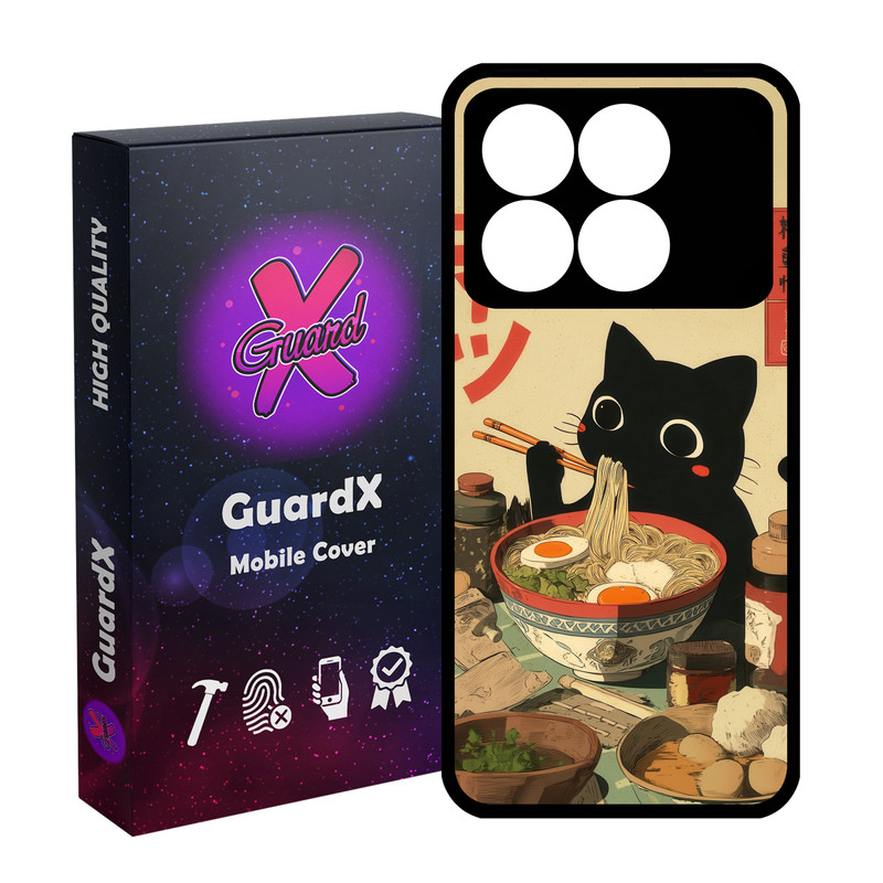 کاور گارد ایکس طرح گربه رامن مدل 11160 مناسب برای گوشی موبایل شیائومی Poco X6 Pro 5G / Redmi K70E