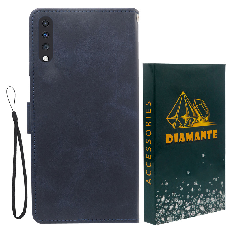 کیف کلاسوری دیامانته مدل Gira gn مناسب برای گوشی موبایل سامسونگ Galaxy A70s به همراه بند آویز