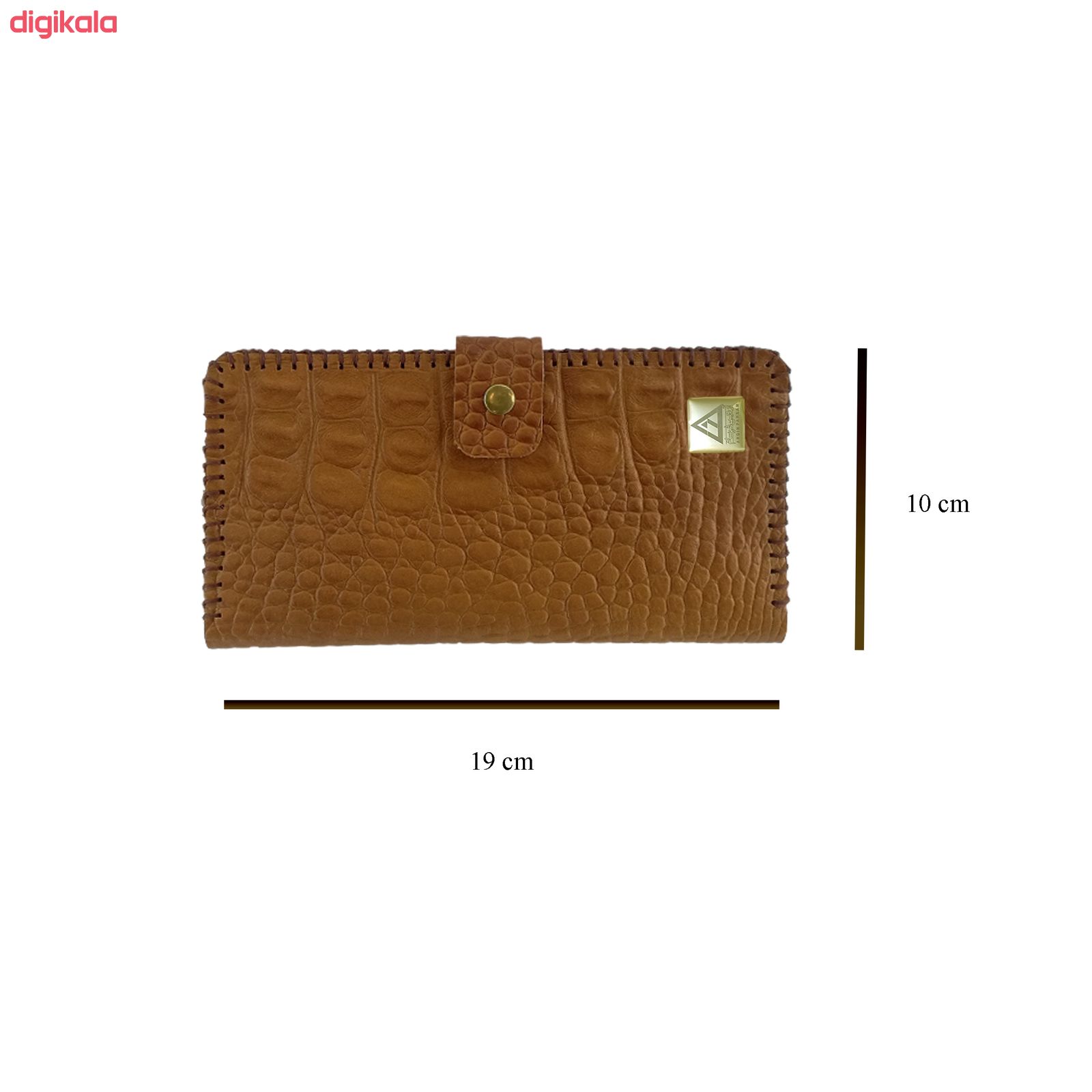 کیف پول چرمی آردین فرسام مدل Croco کد AF-3 main 1 2