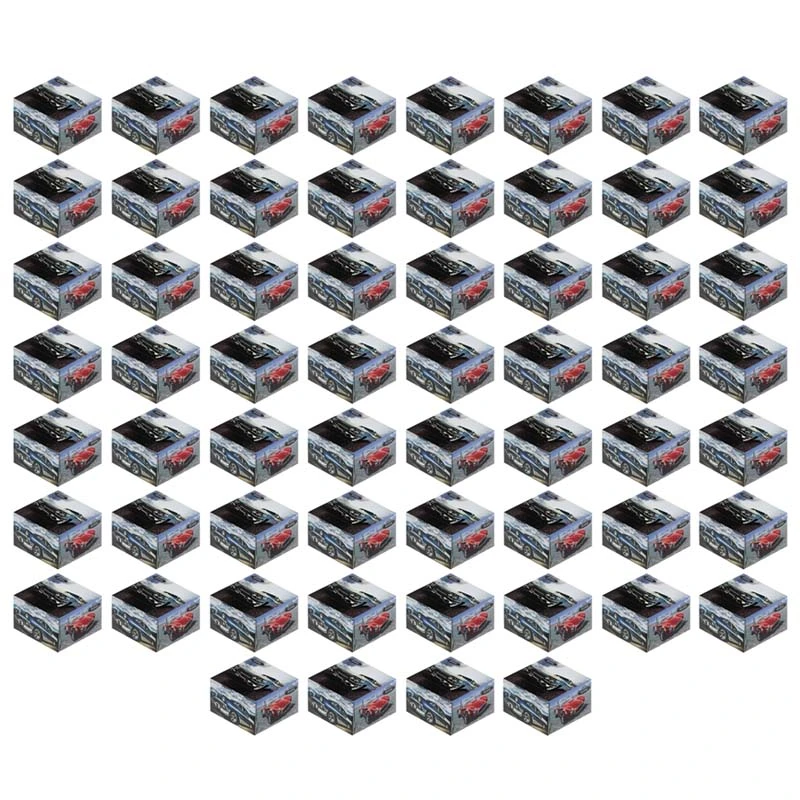 دستمال کاغذی 50 برگ گلریز طرح ماشين لوکس بسته 60 عددی