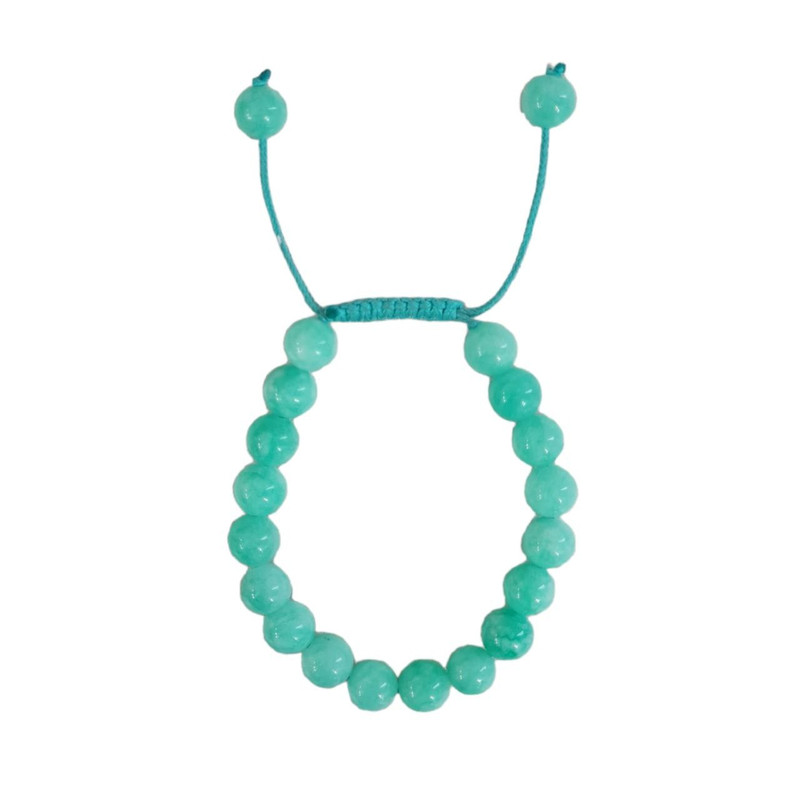 دستبند مدل سنگی آکوامارین