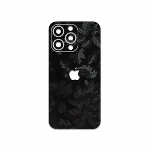 MAHOOT Black-Wildflower Cover Sticker for Apple iphone 13 Pro