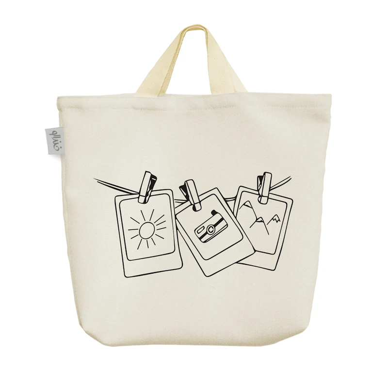 ساک خرید خندالو مدل عکسهای آویزان کد 7643