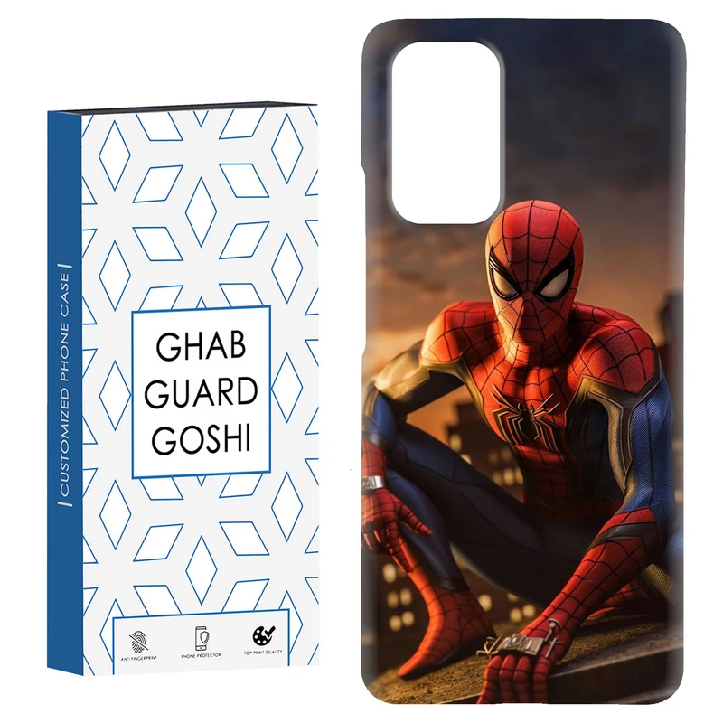 کاور قاب گارد گوشی طرح مرد عنکبوتی کد Dimo-284 مناسب برای گوشی موبایل شیائومی Redmi Note 9 4G / Redmi 9T