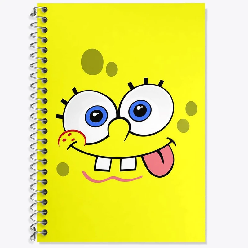 دفتر لغت 50 برگ خندالو مدل باب اسفنجی کد 1334