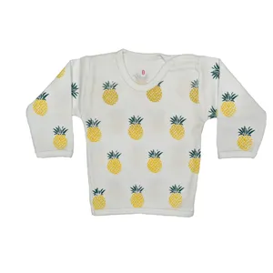 بلوز آستین بلند نوزادی مدل ananas