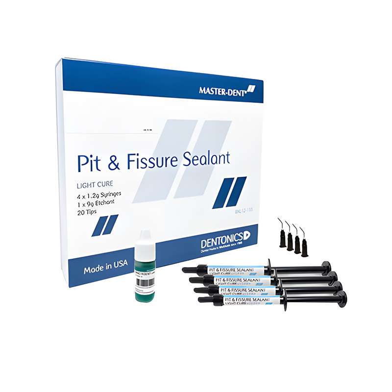 فیشور سیلنت لایت کیور مستر دنت مدل Pit & Fissure Sealant حجم 1.2 گرم بسته 4 عددی فیشور سیلنت لایت کیور مستر دنت مدل Pit & Fissure Sealant حجم 1.2 گرم بسته 4 عددی