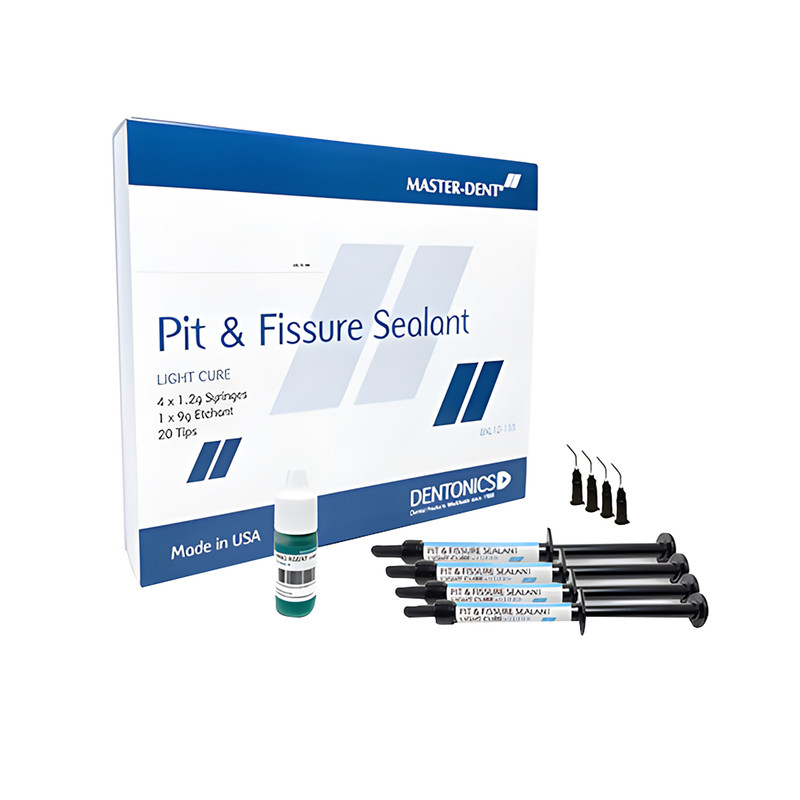 فیشور سیلنت لایت کیور مستر دنت مدل Pit & Fissure Sealant حجم 1.2 گرم بسته 4 عددی فیشور سیلنت لایت کیور مستر دنت مدل Pit & Fissure Sealant حجم 1.2 گرم بسته 4 عددی