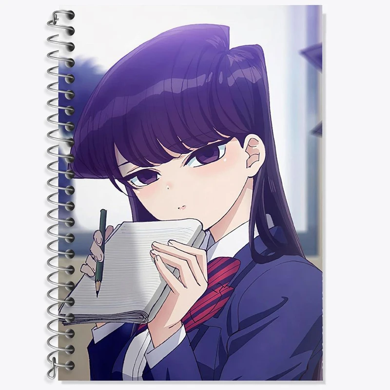 دفتر لغت 50 برگ خندالو مدل انیمه کومی سان کد 16087