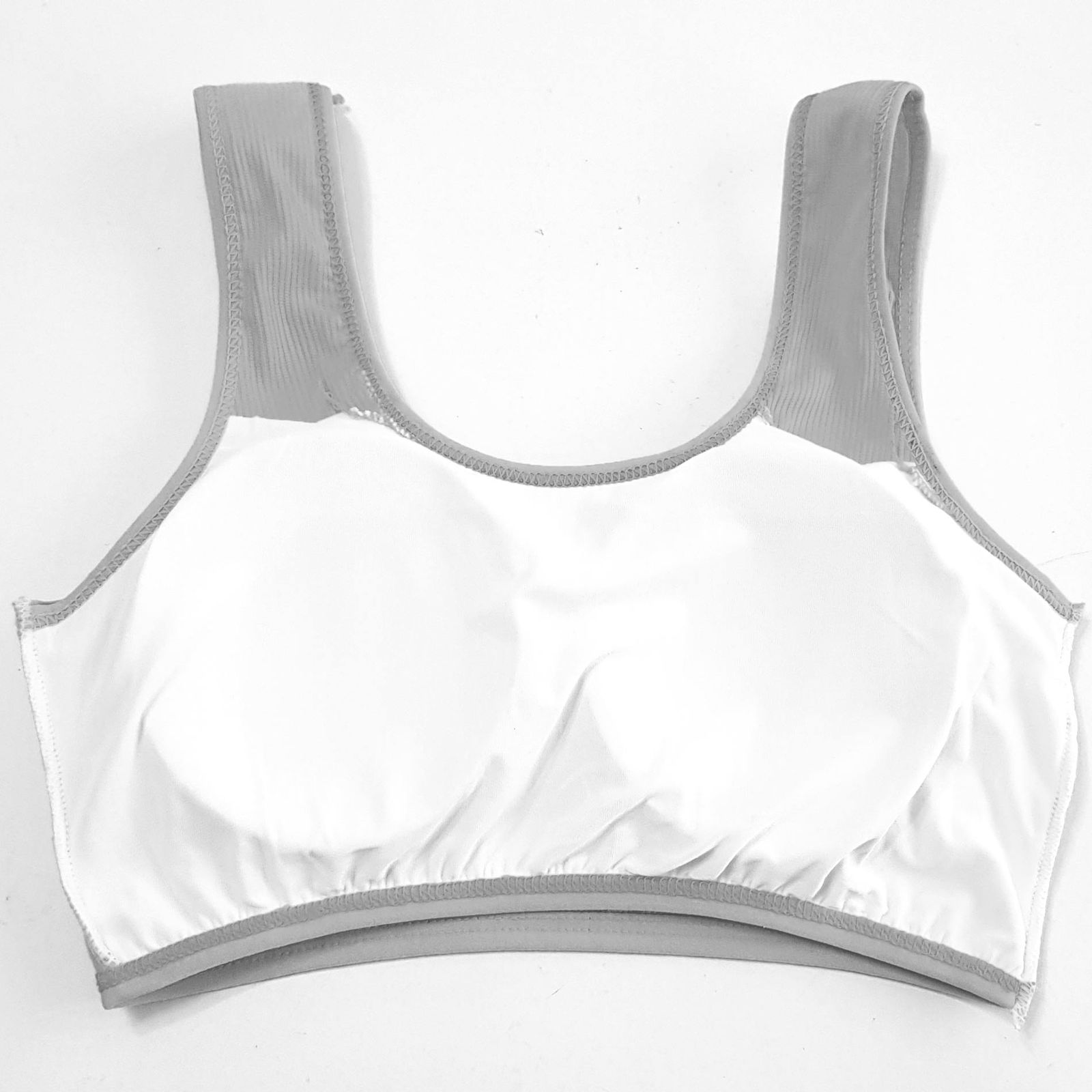 ست شورت و نیم تنه دخترانه ماییلدا مدل پددار گربه سرمایی کد 5164-6 رنگ طوسی - - 7