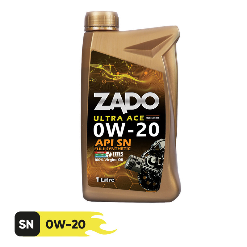 روغن موتور خودرو زادو مدل 0W20-SN-16000 ULTRA ACE حجم 1 لیتر