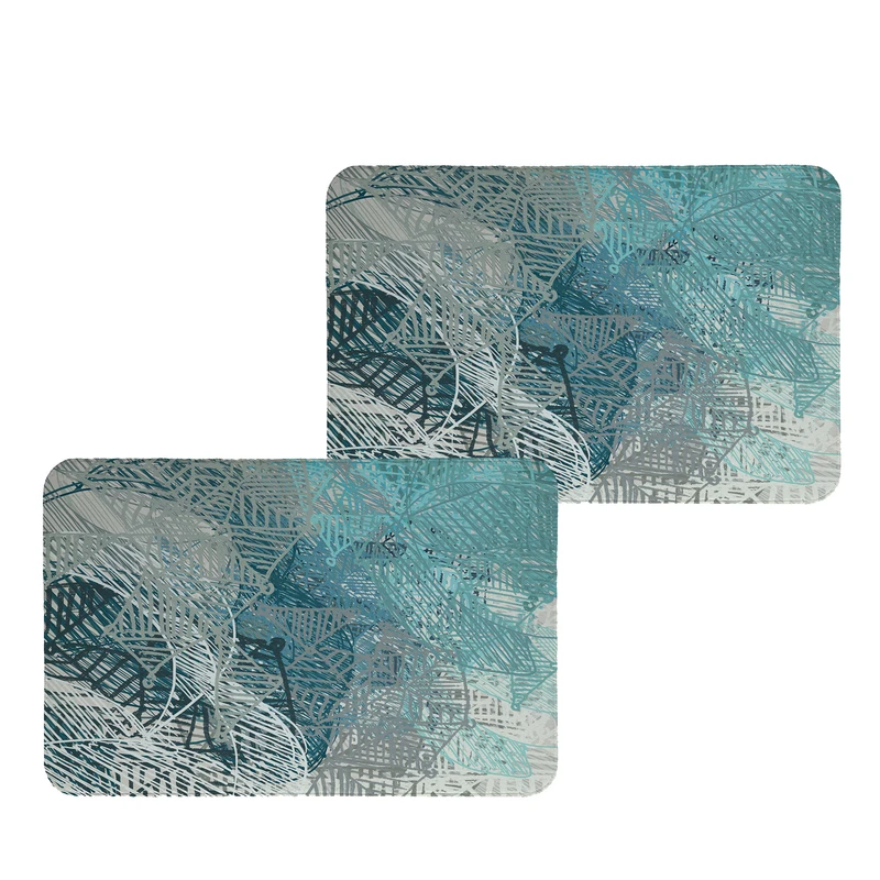 زیربشقابی طرح برگ کد 9206 بسته 2 عددی 