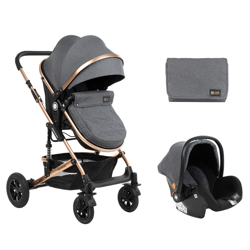 ست کالسکه و کریر کیکابو مدل Amaia_2021 به همراه ساک لوازم