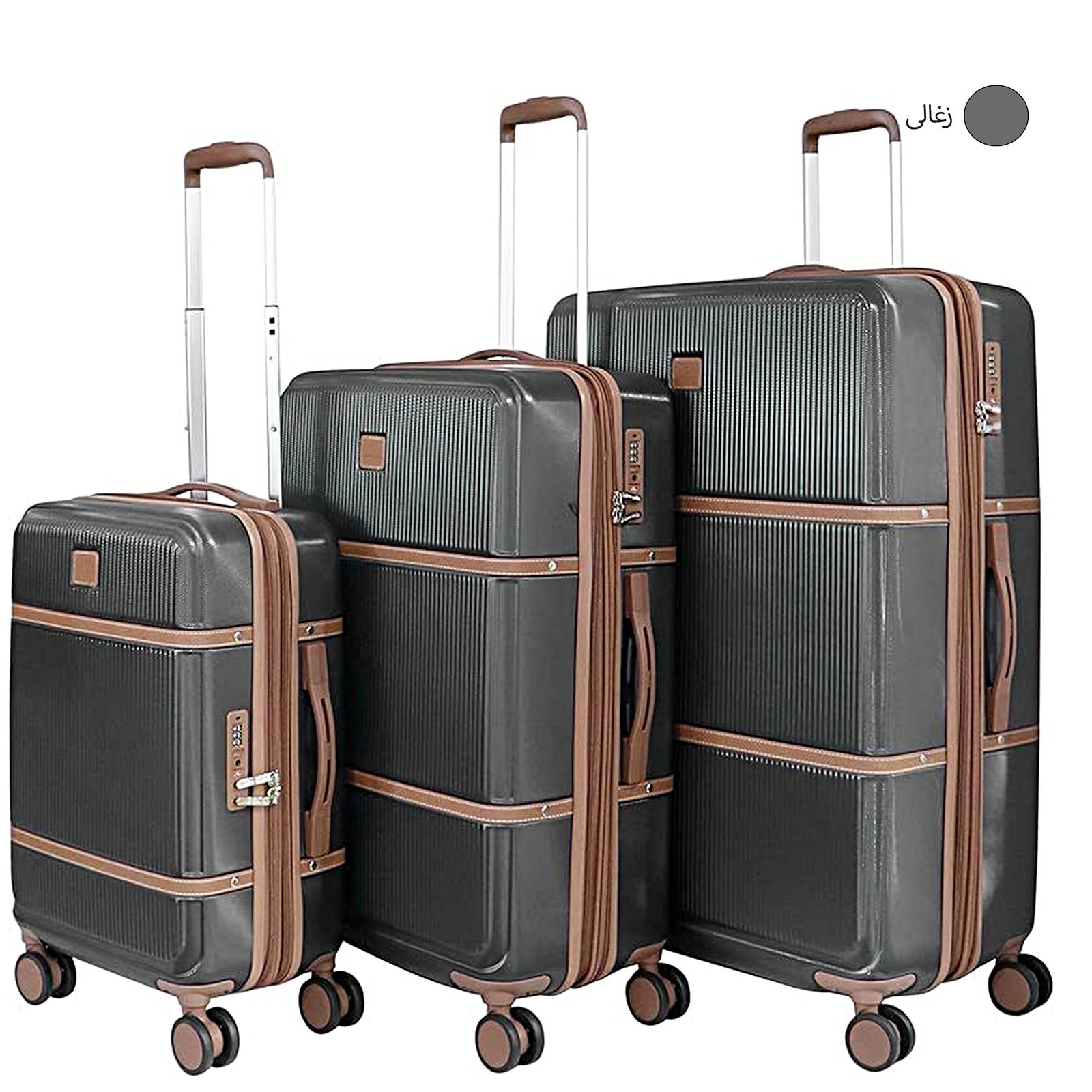 مجموعه سه عددی چمدان پیر کاردین مدل Upright -  - 11