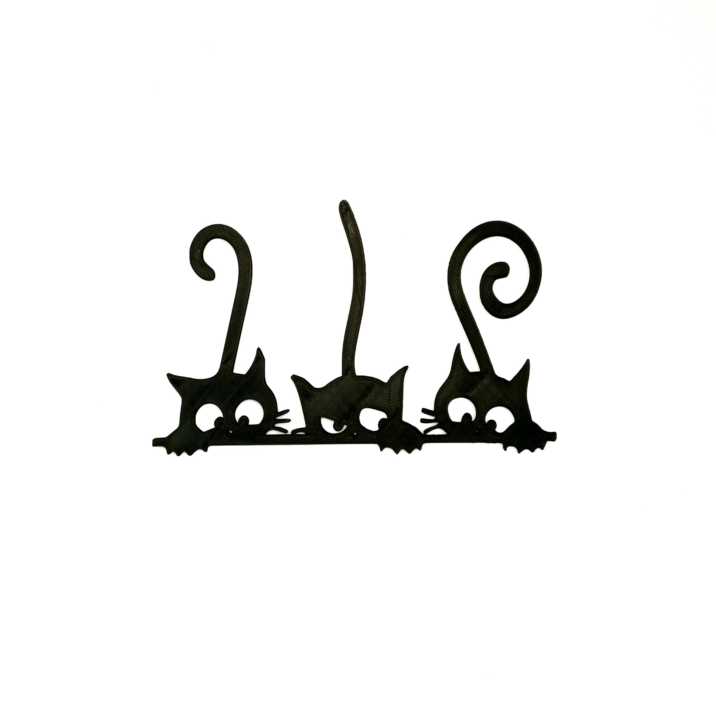 دیوارکوب طرح گربه های کنجکاو کد 68-13