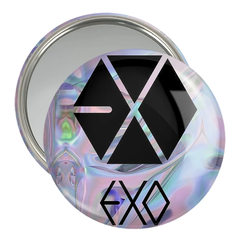 آینه جیبی خندالو مدل گروه اکسو EXO  کد 1029