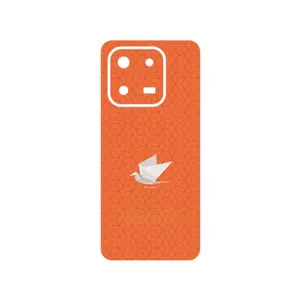 MAHOOT Minimalist origami bird Cover Sticker for Honor X7d 4G
