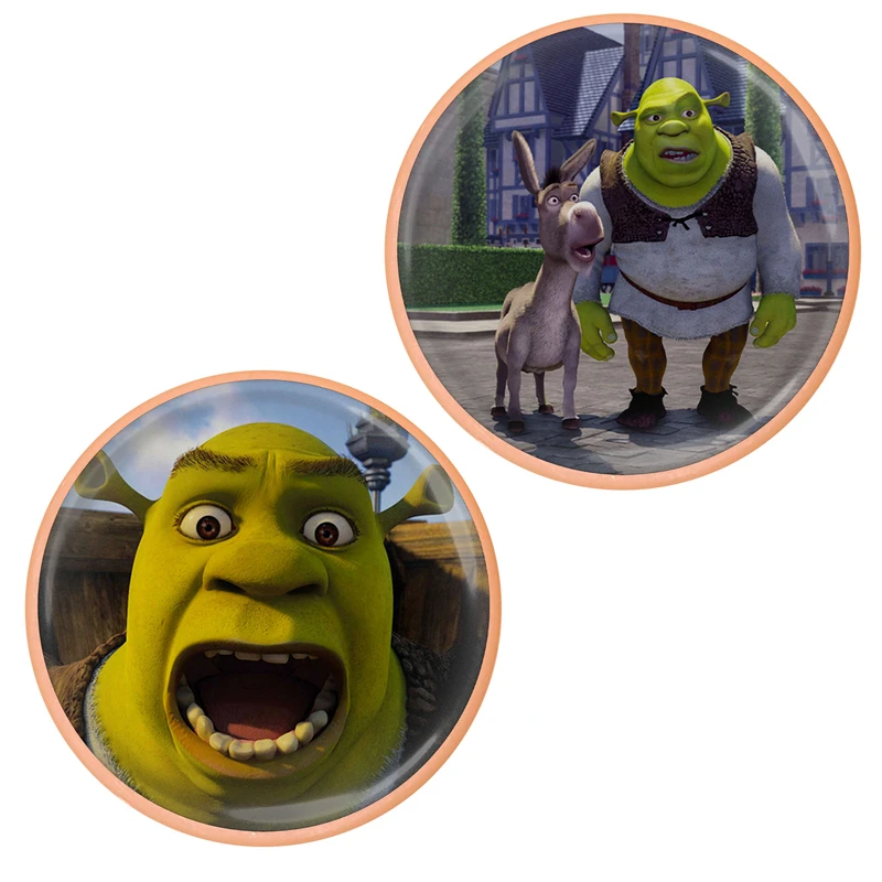 تراش مدل مخزن دار طرح کارتون شرک و خر شرک کد S11249-240 بسته دو عددی