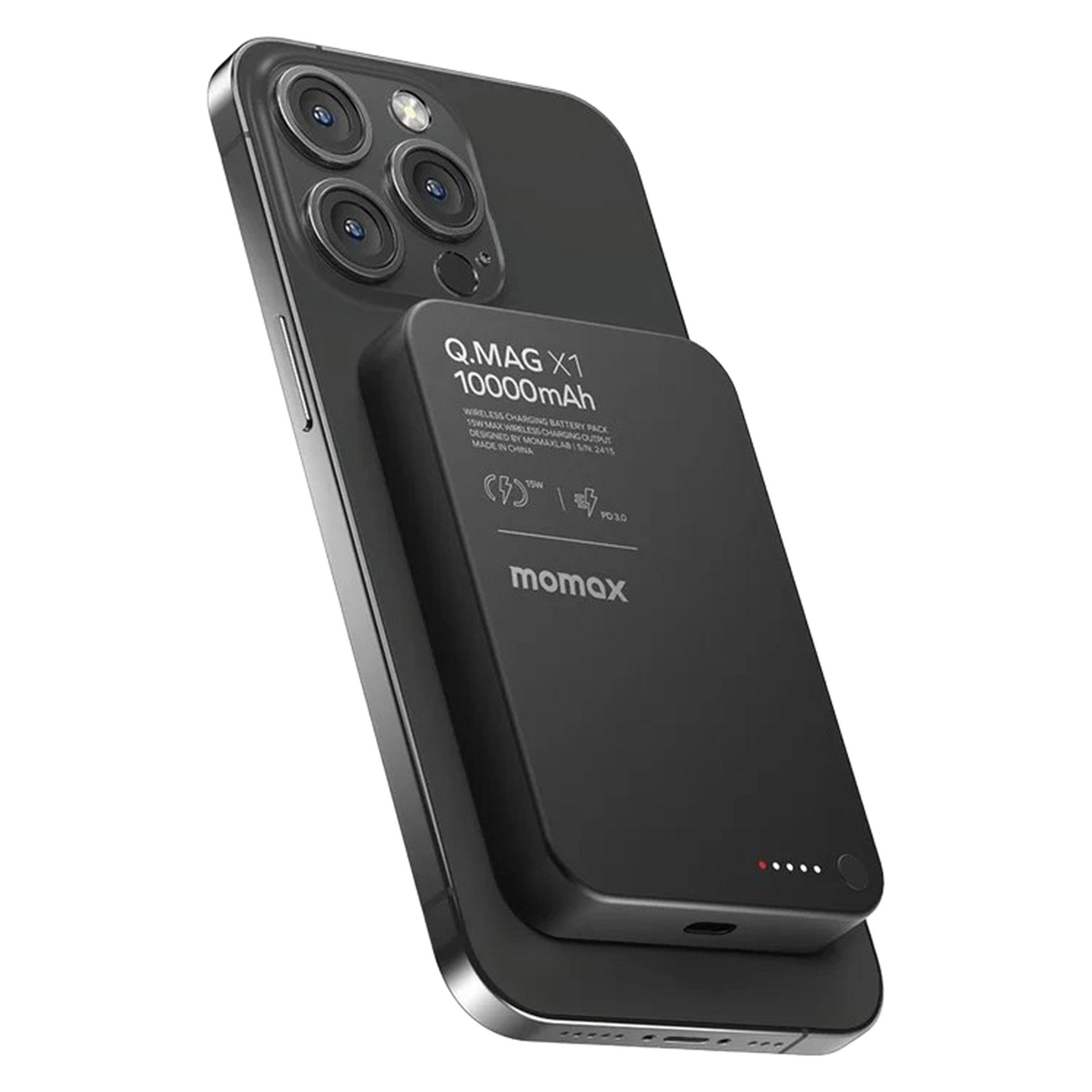 پاوربانک مومکس مدل QMAG X1 ظرفیت 10000 میلی آمپر ساعت