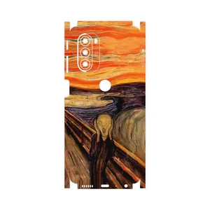 MAHOOT The Scream of Munch-FullSkin Cover Sticker for Motorola Moto G51 5G