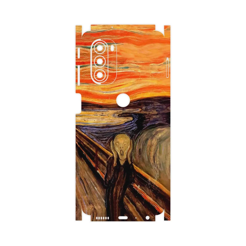برچسب پوششی ماهوت مدل The Scream of Munch-FullSkin مناسب برای گوشی موبایل موتورولا Moto G51 5G