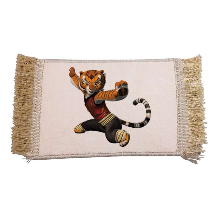 فرش ماشینی دیوارکوب مدل پاندا کونگ فو کار کد 74