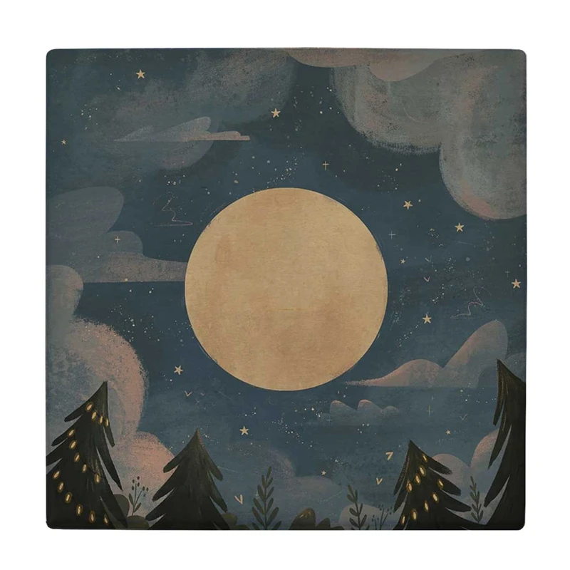  زیر لیوانی طرح جنگل و مهتاب کد    3529987_1339