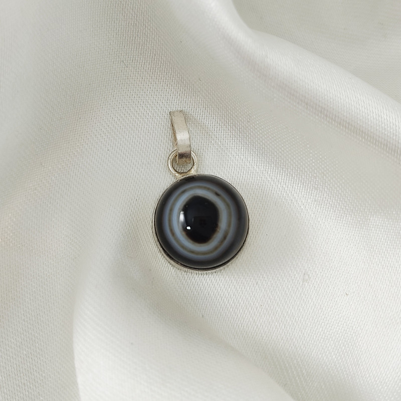 آویز گردنبند نقره زنانه مدل بابا غوری کد NG2048