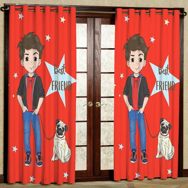 پرده مدل مخمل پانچی کد 4 سایز 200x140 سانتی متر