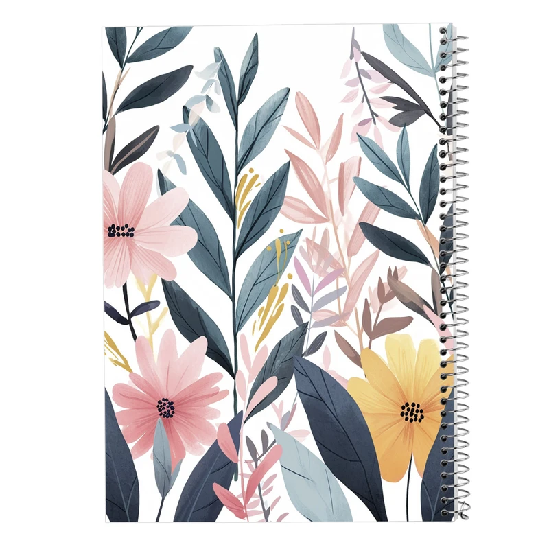 دفتر ژورنال نویسی 50 برگ مدوپد مدل نقطه ای طرح گل کد DF13858