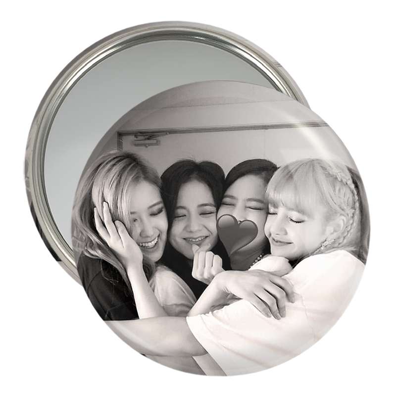 آینه جیبی خندالو مدل گروه بلک پینک Black Pink کد 14583 آینه جیبی خندالو مدل گروه بلک پینک Black Pink کد 14583