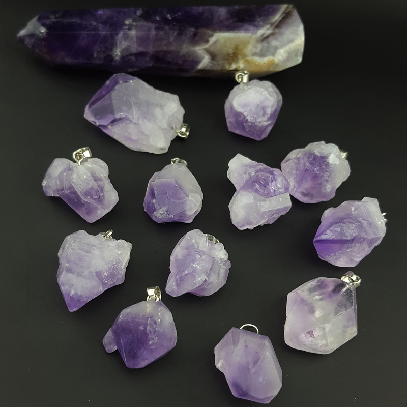 گردنبند زنانه مدل آمیتیست کد 2 گردنبند زنانه مدل آمیتیست کد 2