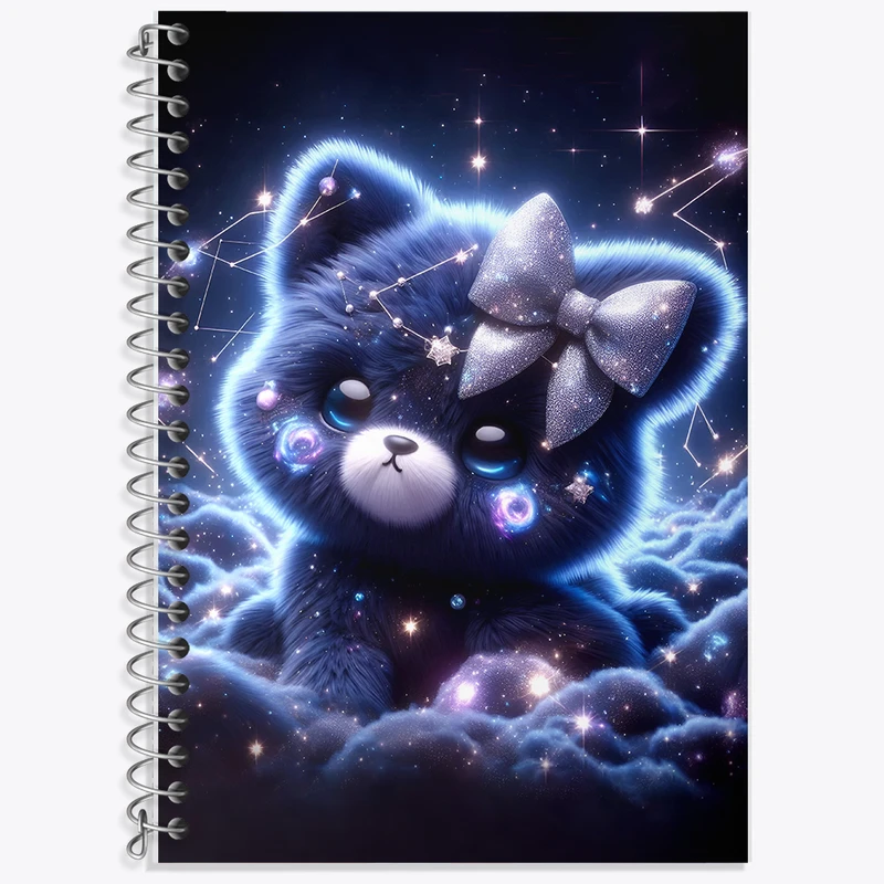 دفتر لغت 50 برگ خندالو طرح گربه ملوس کد F5484