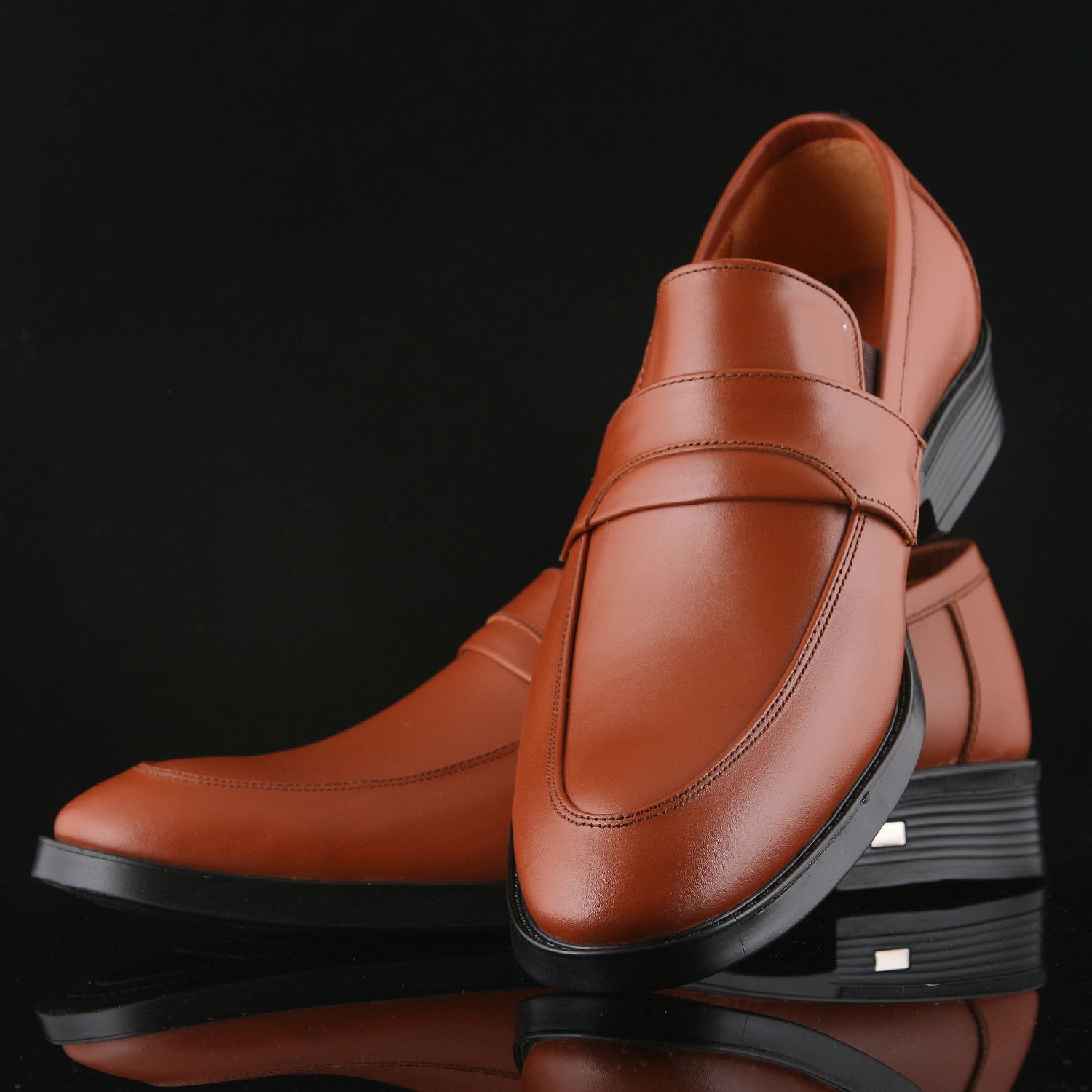 کفش مردانه چرم یلسان مدل راهین کد ASL-RHN-545-GN -  - 7