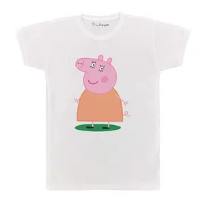 تی شرت بچگانه پرمانه طرح پپا پیگ کد pmt.4756