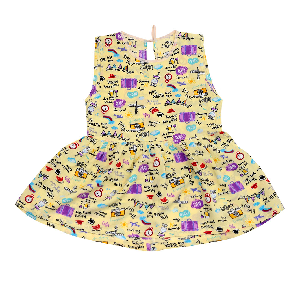 سارافون دخترانه مدل تعطیلات کد DLNR21