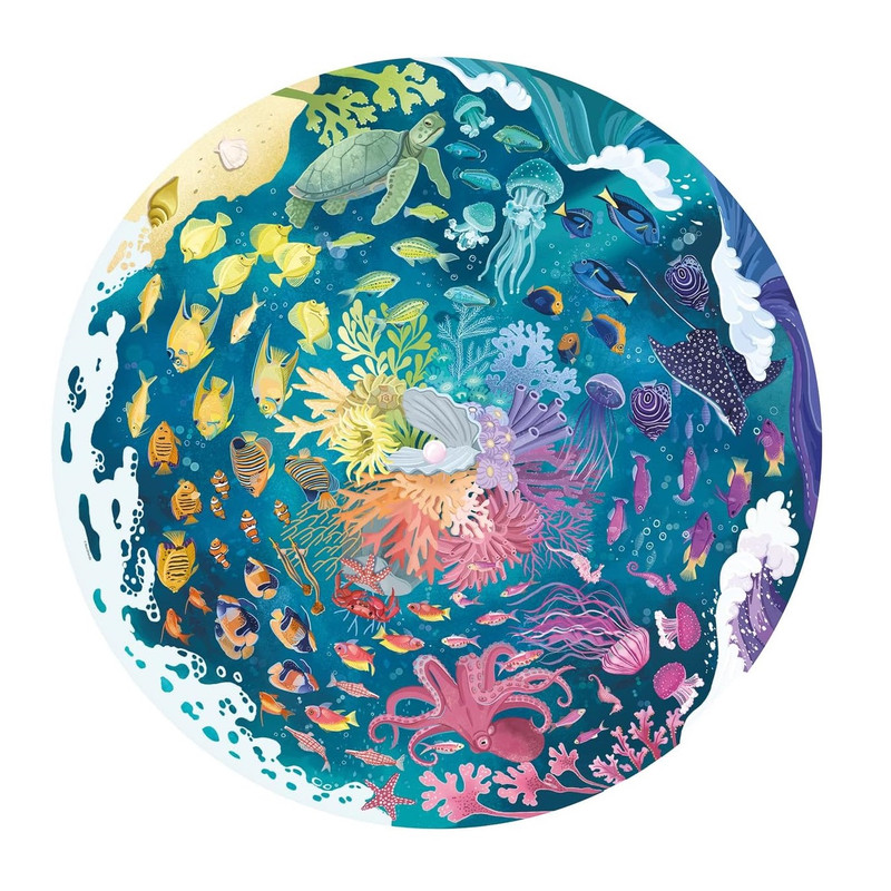 پازل 500 تکه راونزبرگر مدل Circle of Color Ocean کد 17170