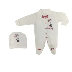 ست سرهمی و کلاه نوزادی دخترانه طرح کفشدوزک کد 102