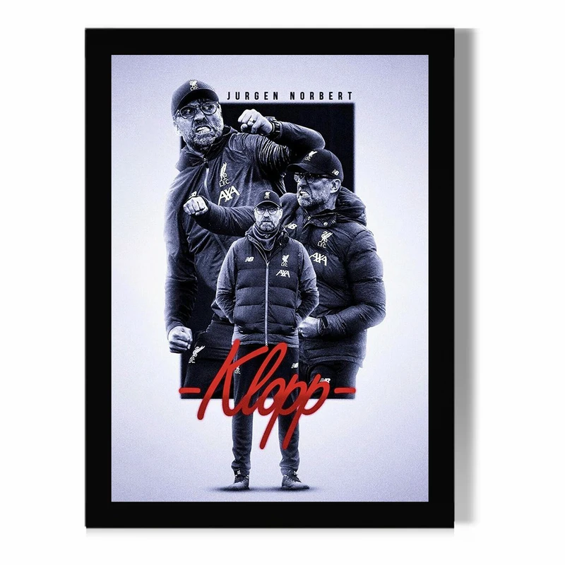 تابلو مدل  دیواری طرح یورگن کلوپ Jürgen Klopp کد FD565