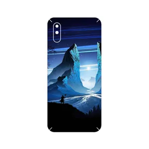 MAHOOT Blue Mountains Digital Art Cover Sticker for Xiaomi Redmi 9A