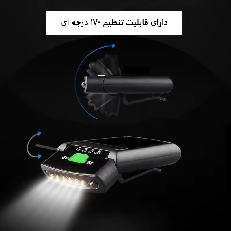 چراغ قوه دستی مدل DX18-2 با نور مهتابی