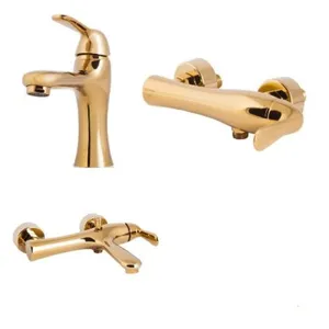 ست شیرآلات ادرینا مدل نیلوفر مجموعه سه عددی