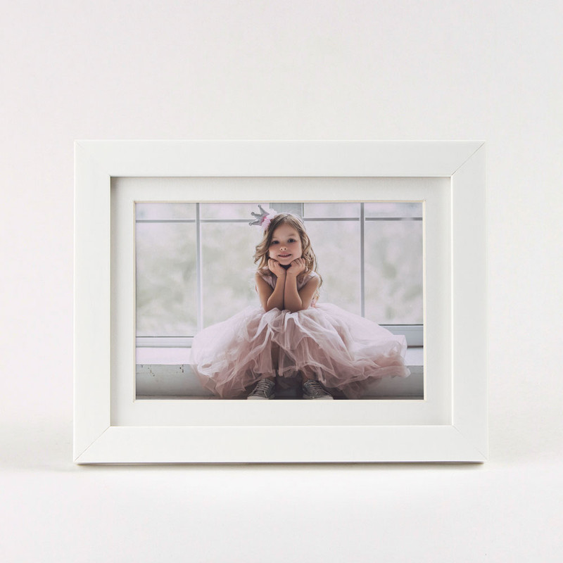 قاب عکس سالی وود مدل 215 کد FPWHT-22A-1520-101 سایز 16×21 سانتی متر