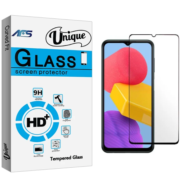 محافظ صفحه نمایش شیشه ای ای اف اس مدل Unique مناسب برای گوشی موبایل سامسونگ Galaxy M13 4G