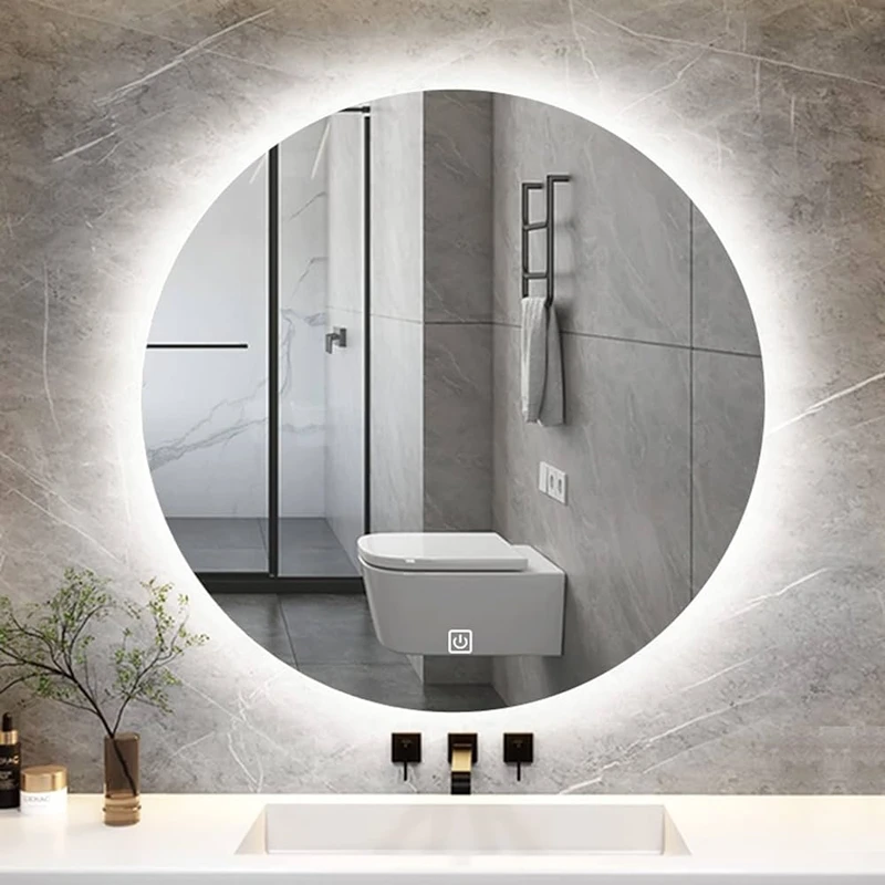 آینه سرویس بهداشتی مدل بک لایت لمسی دایره کد 270