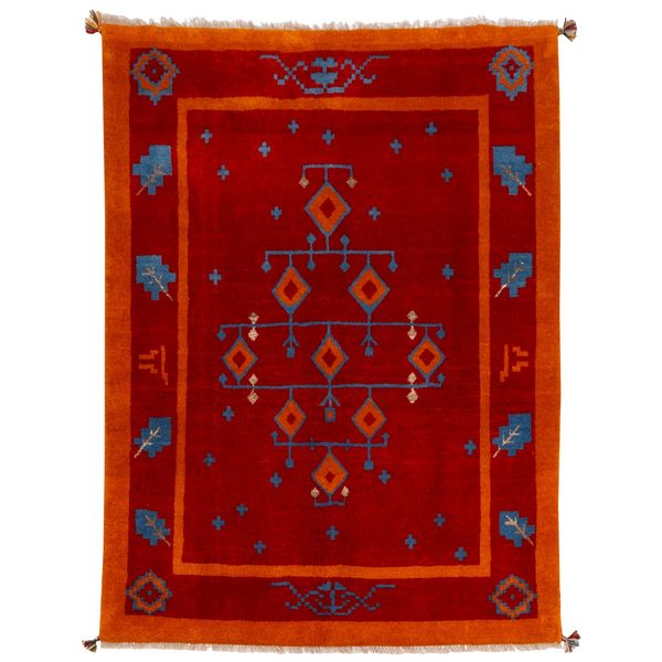 گبه دستباف سه متری سی پرشیا کد 122007 گبه دستباف سه متری سی پرشیا کد 122007